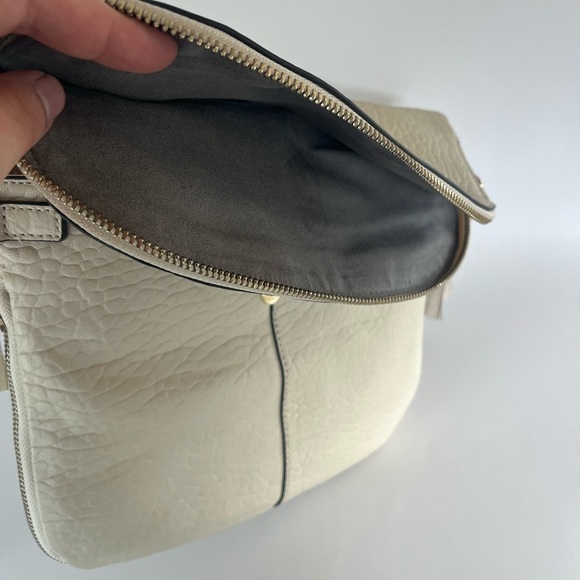 Vince Camuto Leather Group Cory Large Crossbody - Seashell - Picture 6 of 11